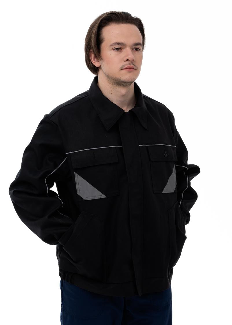 Black work jacket from the collection